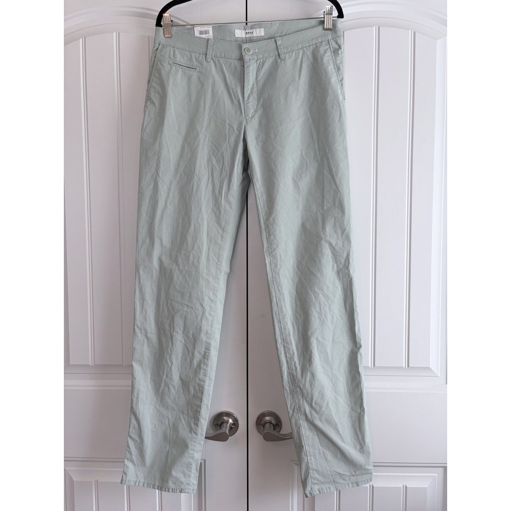 Brax Fabio In Modern Fit Summerlight Flex NWT Men's Pants Size 32 x 32 Green